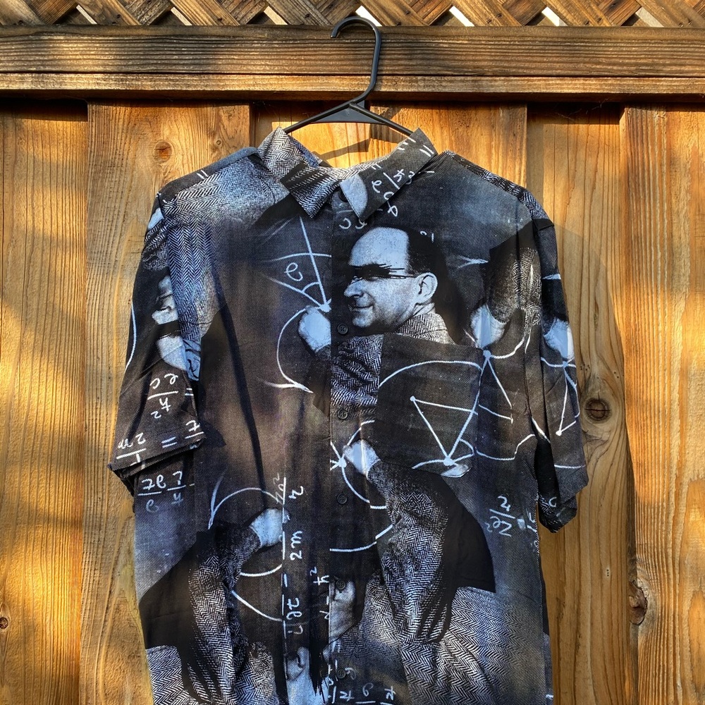 Mathematics Button Up Shirt